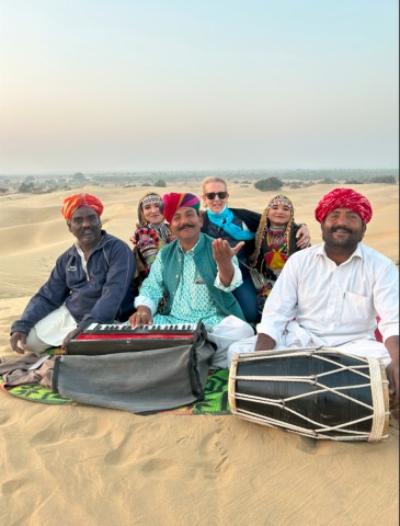 Visit Away from the Crowd Dinner on dunes/ In Non Touristic Desert in Jaisalmer