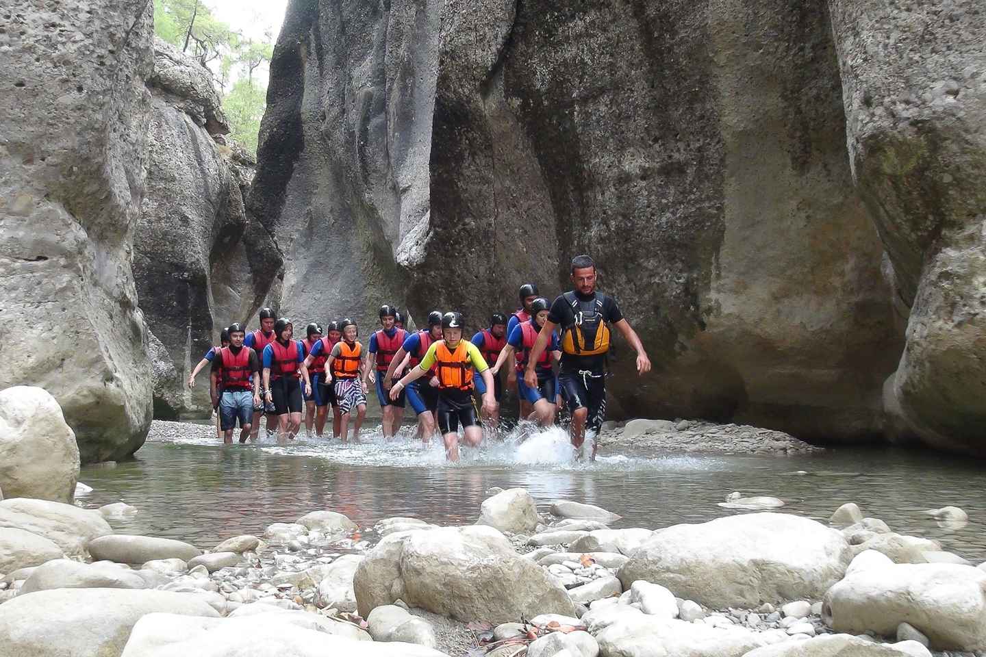 Koprulu Canyon Rafting and Canyoning incl. Lunch w/Transfer