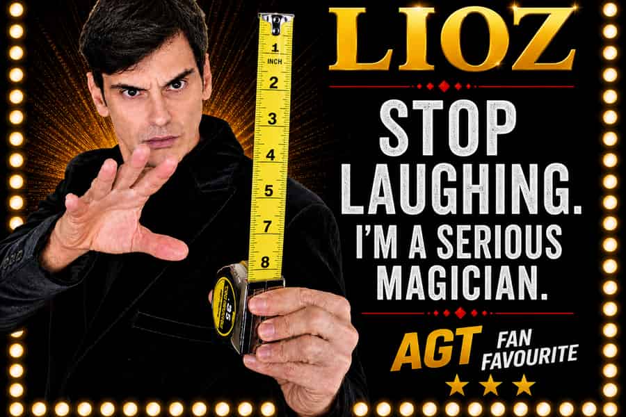 Las Vegas: Tickets für Lioz Comedy Magic Uncensored. Foto: GetYourGuide Las Vegas: Tickets für Lioz Comedy Magic Uncensored. Foto: GetYourGuide