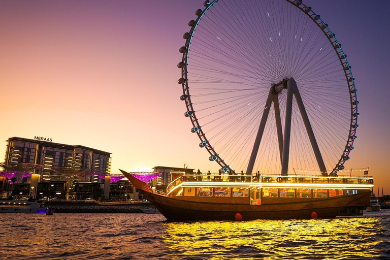 五星级码头多哈晚餐游船之旅，附带现场娱乐表演日落码头游船之旅，享受现场娱乐表演及小吃