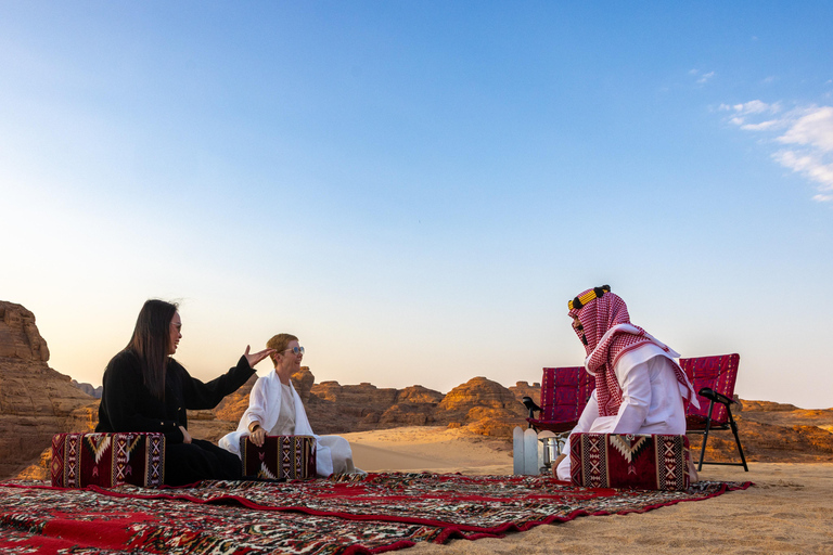 AlUla: Private Saudi Kashta, Coffee Workshop & Sunset