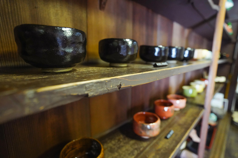 Visite à pied de la cérémonie du thé et du Wabi-sabi à Kyoto Gion