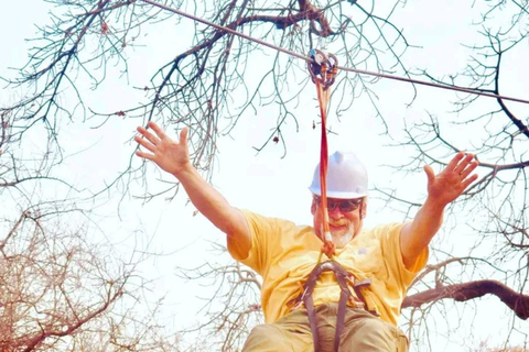 ZIPLINE DU LAC MANYARAVOUS POUVEZ OPTER POUR CETTE OPTION LORS DE VOTRE SAFARI