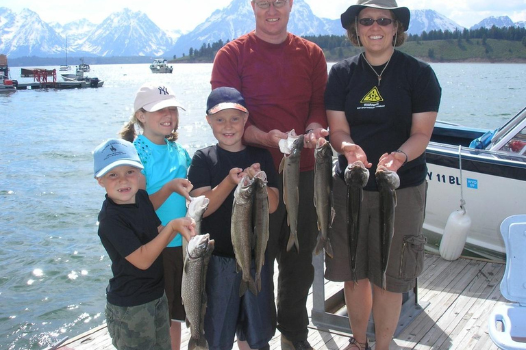 Jackson Lake: Guided Fishing Tour in Grand Teton Four Hour Guided Fishing on Jackson Lake (Group 5)