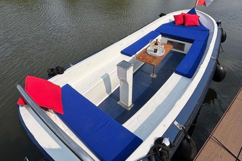 Utrecht: Private Electric Boat Tour with Local Skipper 3 hours long tour