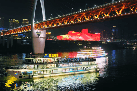 Chongqing: Two Rivers Night Cruise- Yangtze & Jialing Rivers