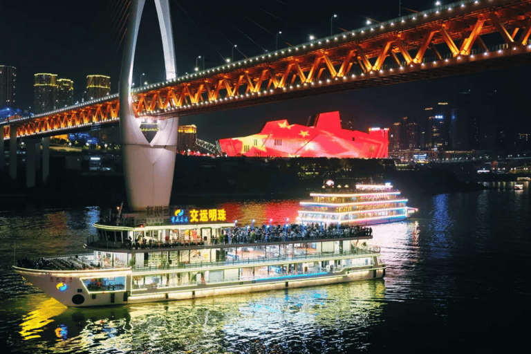 Chongqing: Two Rivers Night Cruise- Yangtze & Jialing Rivers
