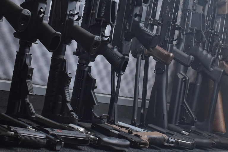 Budapest downtown: Fast & Fierce shooting range experience