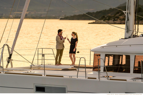 Exclusive Catamaran Sailing Adventure, BBQ & drinks on board Sunset Catamaran Sailing Adventure, BBQ & drinks on board