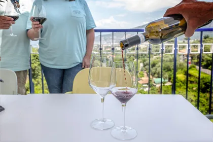 5 Weinverkostungen mit typischen Produkten an der sorrentinischen Küste