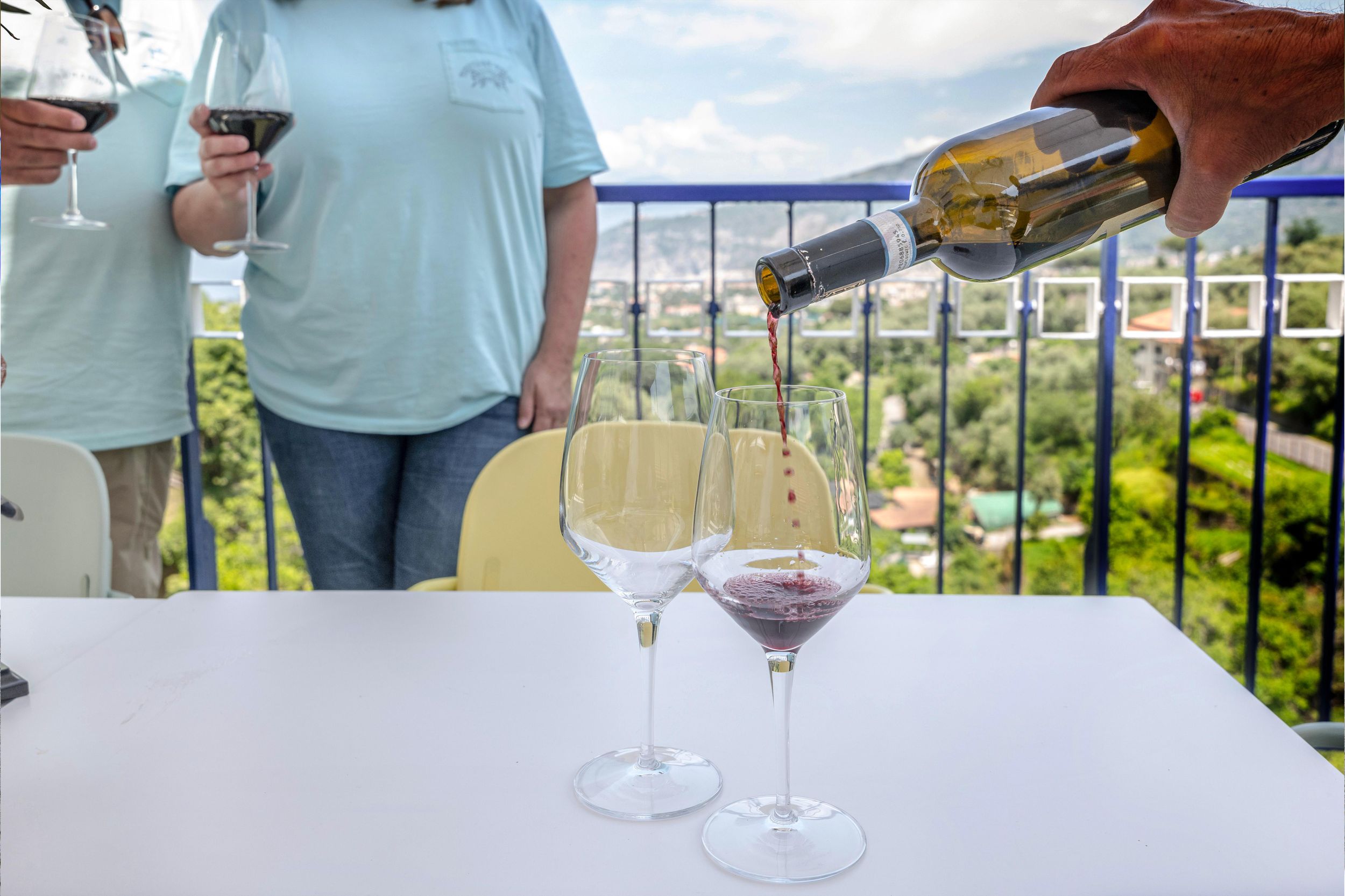 5 Weinverkostungen mit typischen Produkten an der sorrentinischen Küste