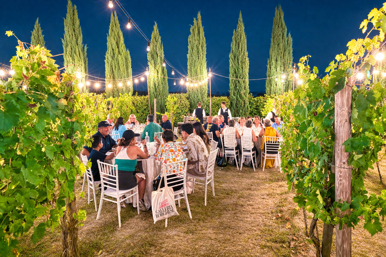 From Florence: Chianti Sunset Dinner & Wine Experience English Guided Tour