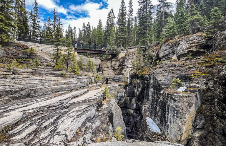 Aventura en el campo de hielo Columbia, cañón Mistaya y lago Peyto
