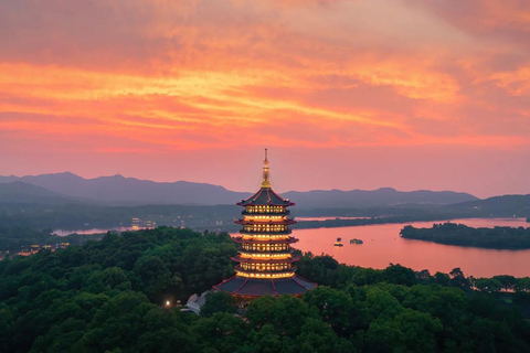 Hangzhou: Tea, Fan, and West Lake with Pagoda Visit