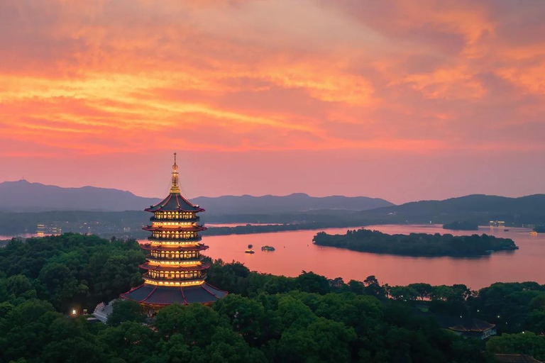 Hangzhou: Tea, Fan, and West Lake with Pagoda Visit
