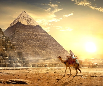 Cairo: Great Pyramids Of Giza From Alexandria Port