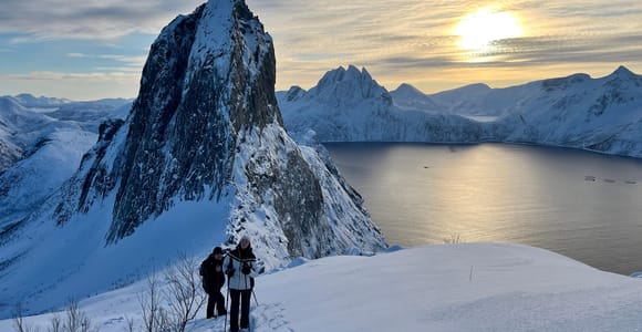 Tromsø: Snowshoe Hike on Senja to Hesten with Views of Segla