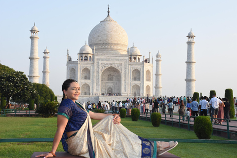 Vanuit Delhi: Taj Mahal Zonsopgang Tour met Olifant SOS