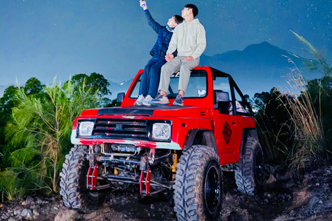 Bali: Mount Batur Sunrise Jeep and Hot Spring with Breakfast Only Tour jeep without (no) pick up and & off and hot spring