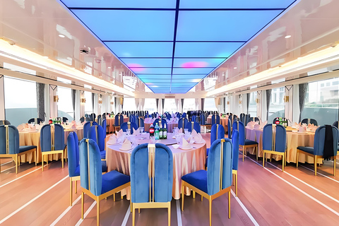 Shanghai Luxe Cruise Nachtzicht met Zeevruchten Buffet