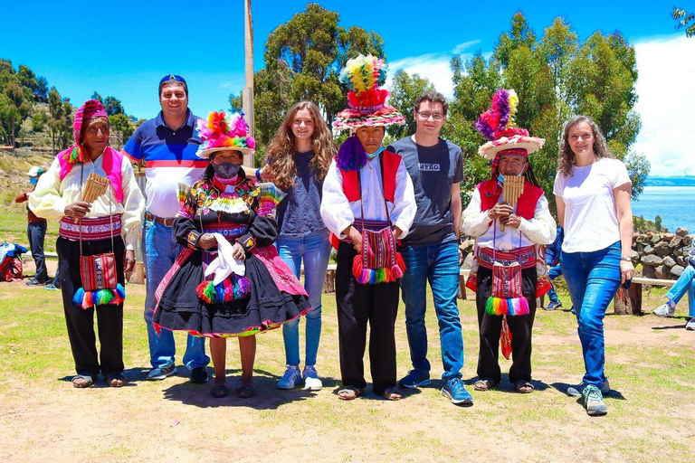 From Puno: Full-Day Uros & Taquile Islands by Speedboat