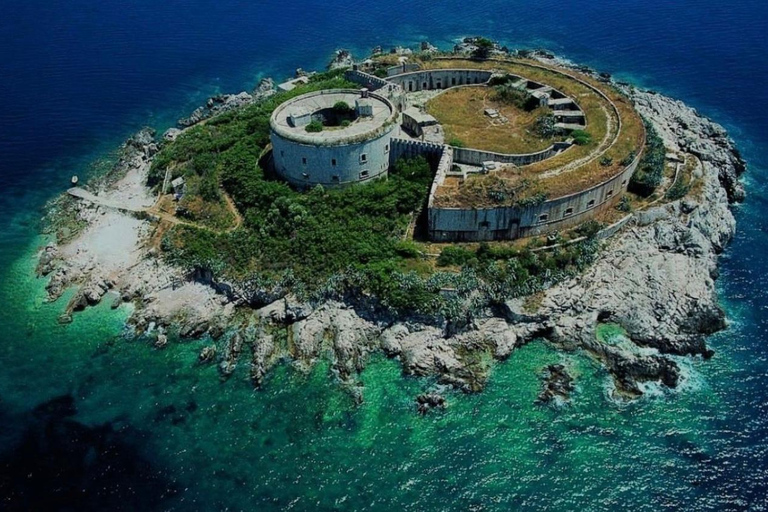 Risan: Blue Cave, Our Lady Of The Rocks, Mamula Island...Risan: Blå grottan, Our Lady Of The Rocks, Mamula Island...