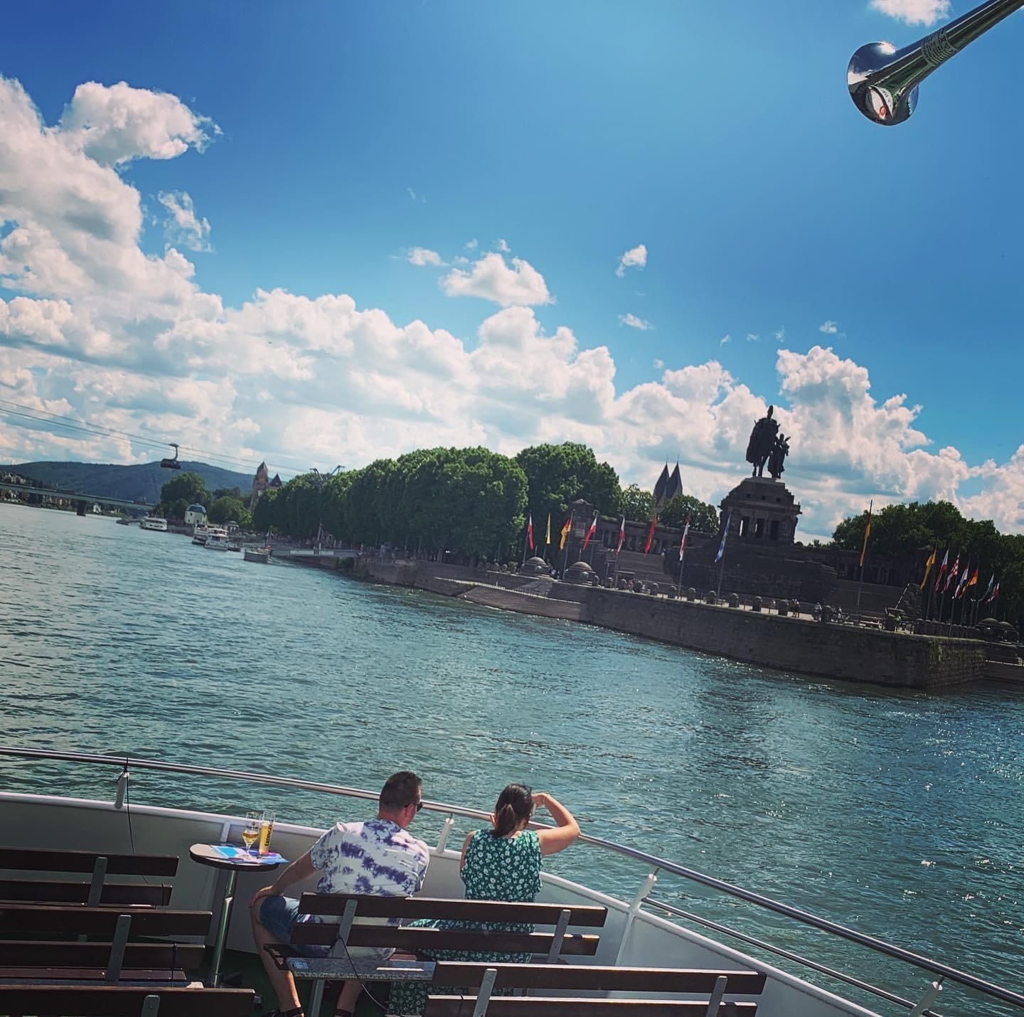 Koblenz: Stadt- & Sightseeing-Bootsfahrt auf dem Rhein