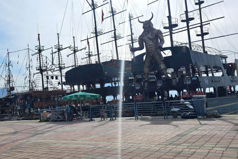 Alanya: Pirate Boat Tour with Swimming Stops & Caves PİRATE BOAT NO TRANSFER