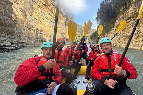 Berat Osumi Canyon Rafting, Waterfall, Swimming and Lunch