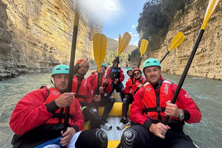 Berat Osumi Canyon Rafting, Waterfall, Swimming and Lunch
