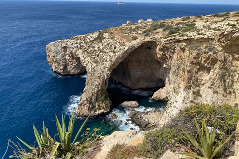 Au départ de Sliema : Excursion à la Grotte Bleue - incluant le tour en bateau de la grotte