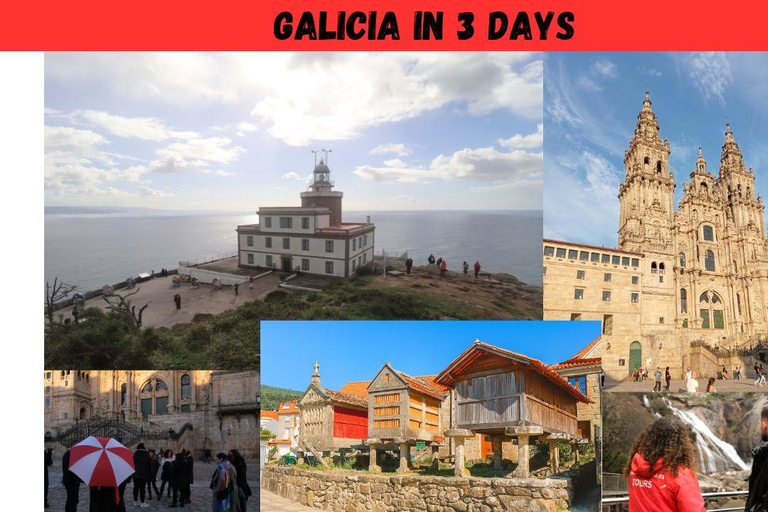 Santiago de Compostela: 3-day tour to Finisterre, Rías Baixas, and the Cathedral GALICIA IN 3 DAYS
