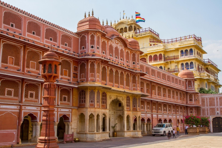 Jaipur: Full-Day Pink City Tour with Masala Tea Tour by Car and Driver with a Guide