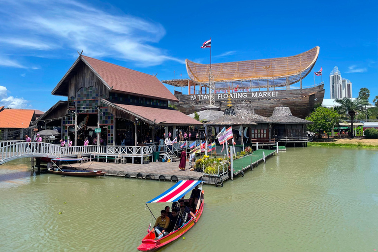 Pattaya Highlights: Private Half-Day Tour Sanctuary + Khao Chi Chan + Floating Market