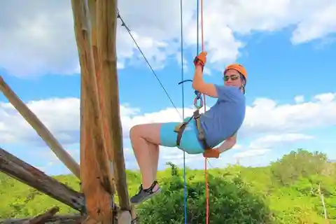Tulum: Rappel, Jungle Zip Line & Cenote Snorkeling Tour