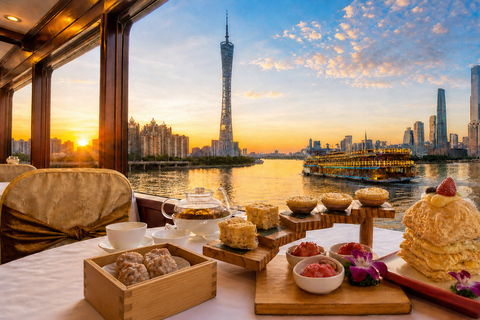 Guangzhou: Pearl River Cantonese Food Cruise with Pickup 8:30 AM Pickup for 9:30 AM Cruise
