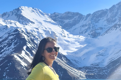 Tour Cajon del Maipo +Embalse del Yeso+ colline balneariTour Cajon del Maipo + Bacino di Yeso