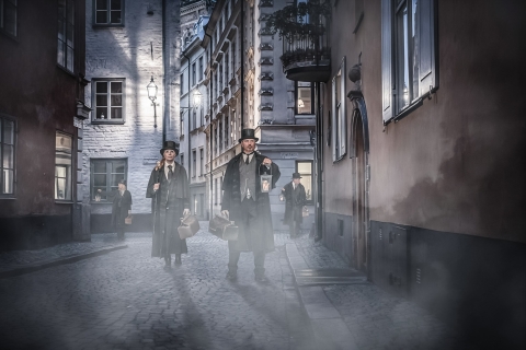 Stockholm : visite historique et balade fantôme de 1,5 hVisite en suédois à Södermalm