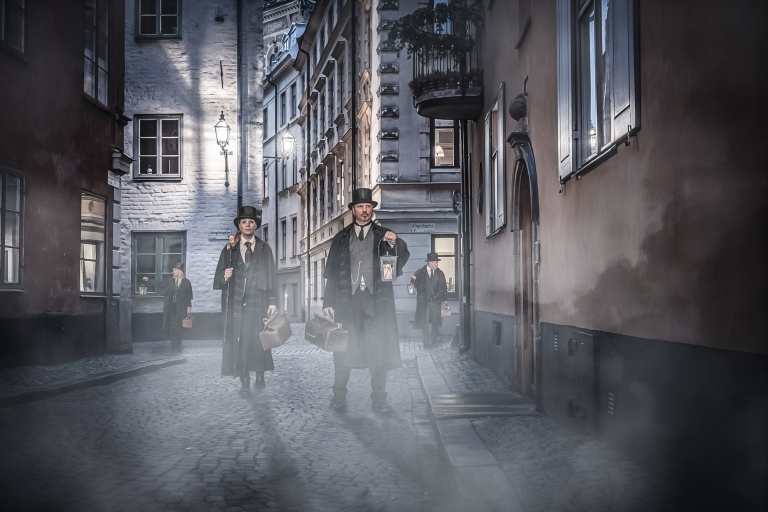 Estocolmo: tour histórico y ruta de fantasmas de 1,5 horasTour en inglés en Gamla Stan