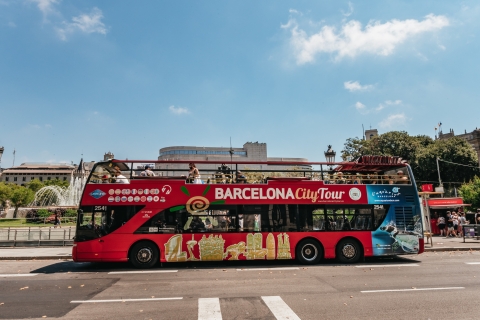 Hop-On Hop-Off Barcelona City Tour 1 or 2 Day 1-Day Hop-On Hop-Off