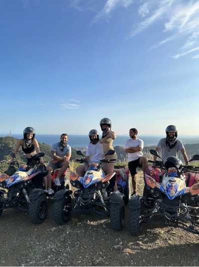 Marbella: Geführte Quad-Tour mit Blick auf das Meer und den Gibraltar-Felsen