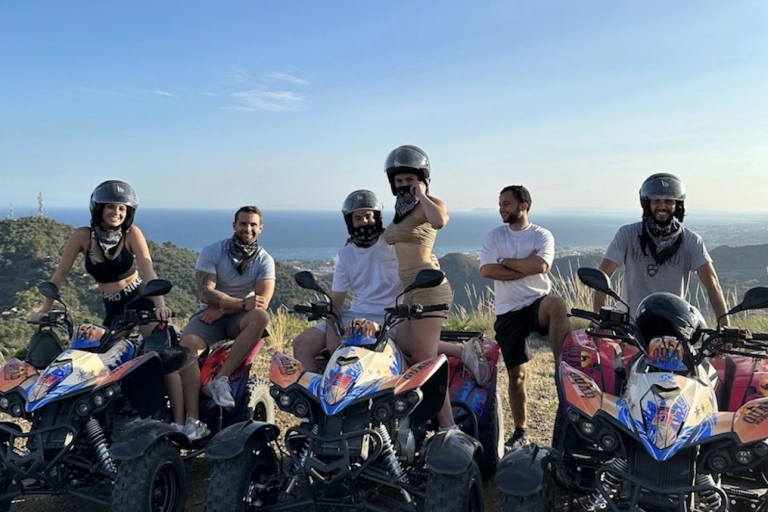 Marbella: Geführte Quad-Tour mit Blick auf das Meer und den Gibraltar-FelsenMarbella: Geführte Quad-Tour mit Blick auf den Felsen von Gibraltar