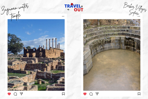 Hammamet: Takrouna, Jradou, Zriba, Water Temple Private Tour Private Minivan for Groups up to 6 with Driver-Host