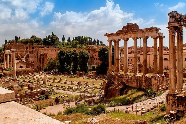 Rom: Colosseum Colosseum, Forum Romanum, Palatinkullen Guidad tur