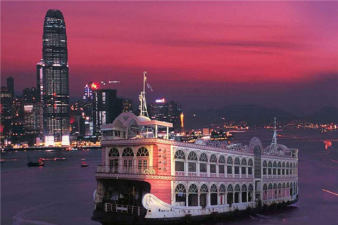 HK Nacht: Cruise Dinner, Open Top Bus, Temple Street Tour