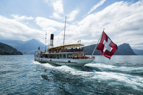 Zurich: Mount Rigi Day & Lucerne cable car, train and cruise