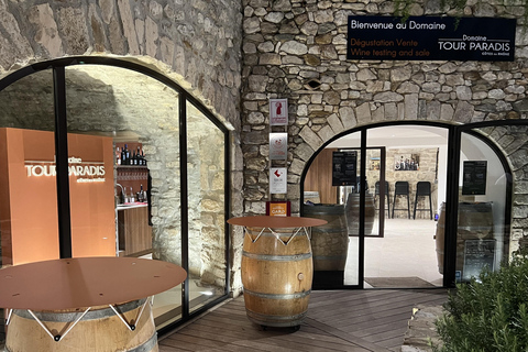 Aiguèze: Wine Tasting with Cold Cuts Platter Domaine Tour Paradis : Wine Tasting in Aiguèze