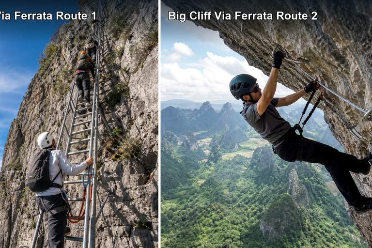 Zhangjiajie: Qixing Mountain Tickets & Adventure Options Cliff Hammock Via Ferrata Route