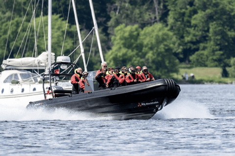 Stockholm med RIB RIB Speed boat tour inkl. öbesökSnabb båttur och besök på skärgårdsöar