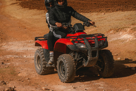 From Cusco: Quad bike tour Moray and Salt Mines Shared Rider: 02 people on Atvs